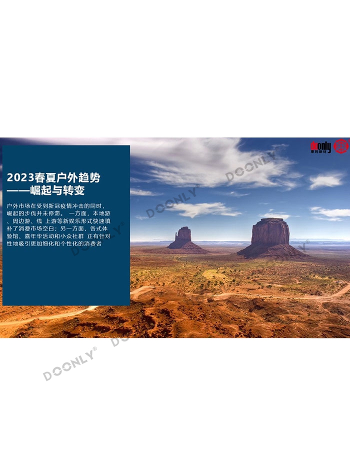 太倉2023春夏戶外趨勢 ——崛起與轉(zhuǎn)變